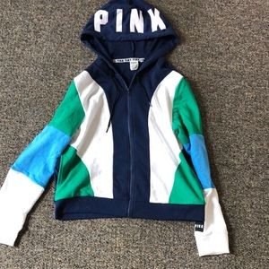 Pink multicolor hoodie